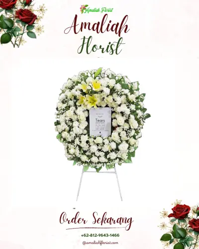 Krans Bunga Duka Cita di Tegowanuh